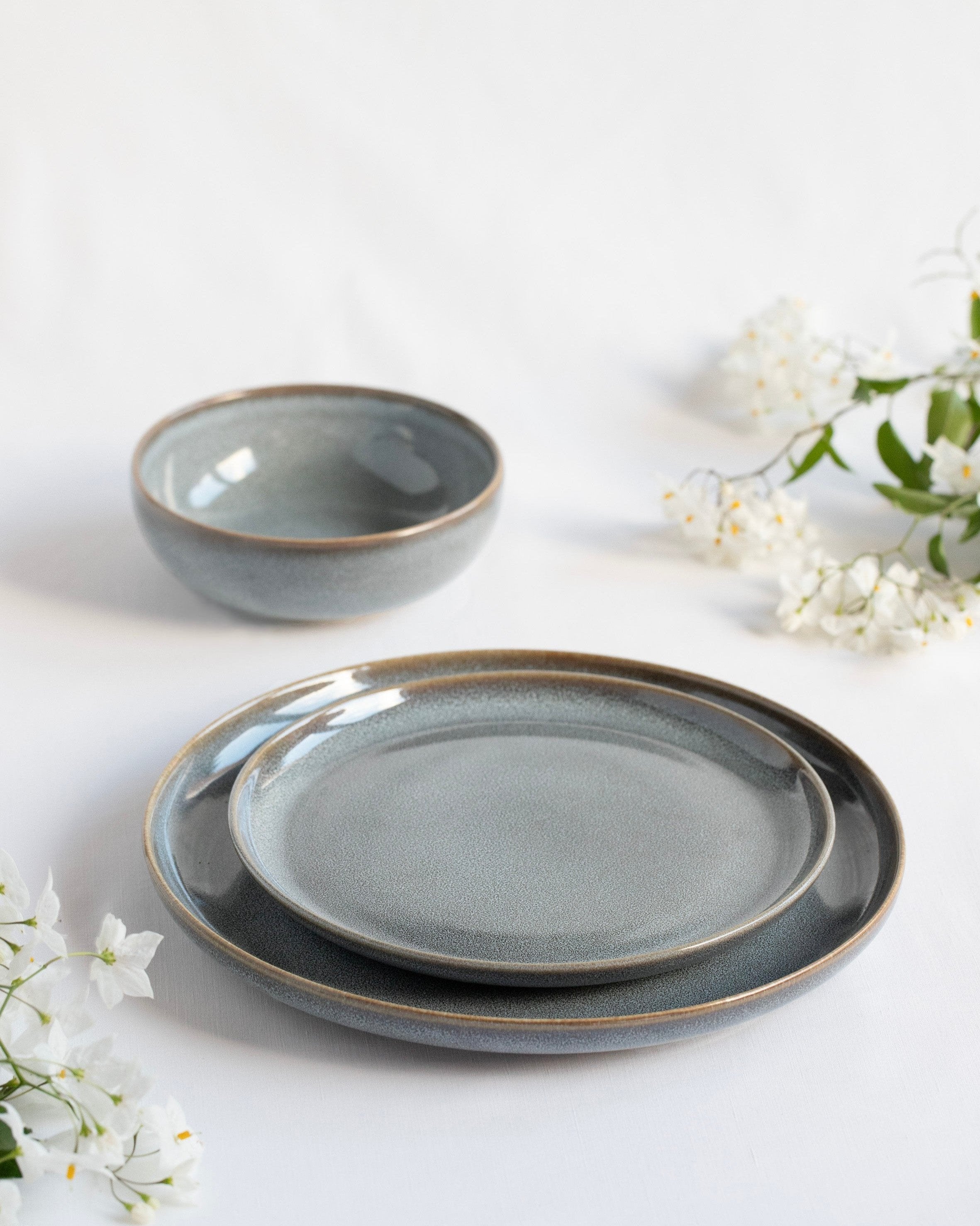 Saisons Denim 12-piece Dinner Set