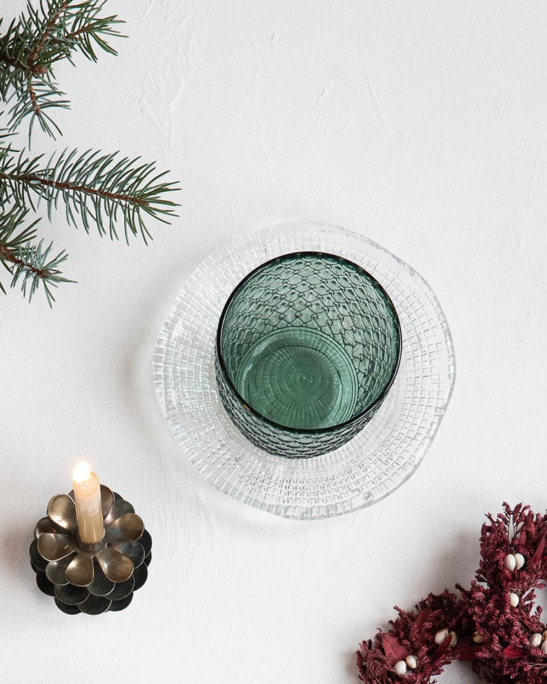 Textures Olive green - Set of 6