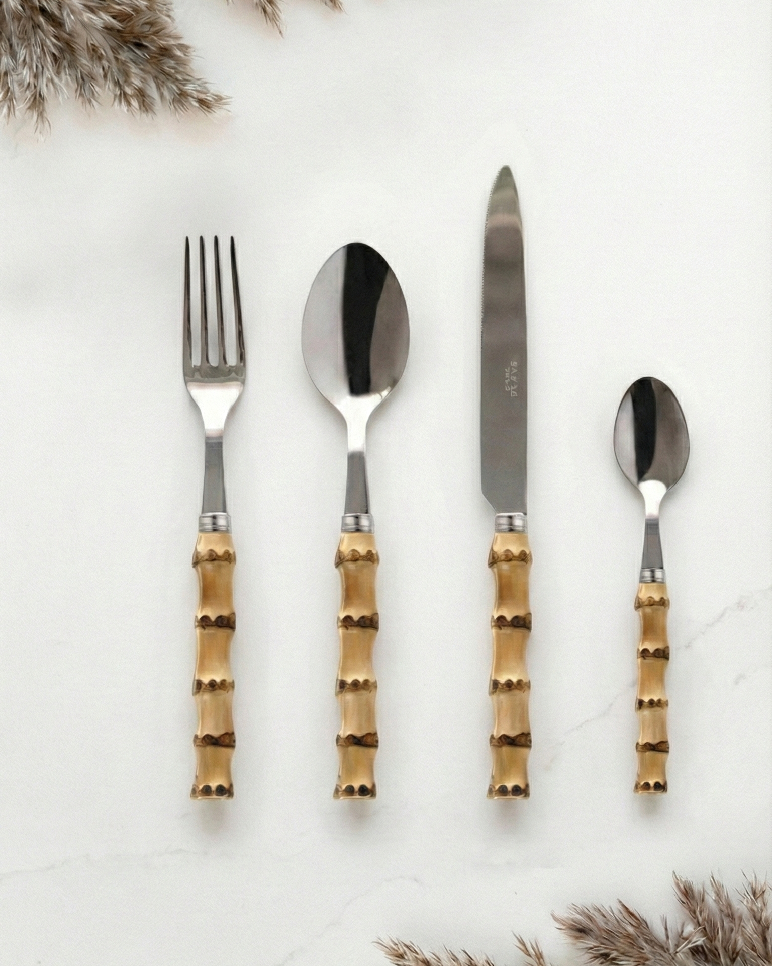 Sabre Panda Bambu 4-delig bestek