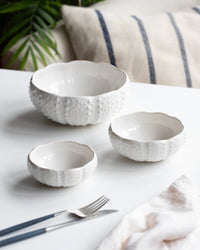 Set van 3 Schalen Egel Sea Creatures