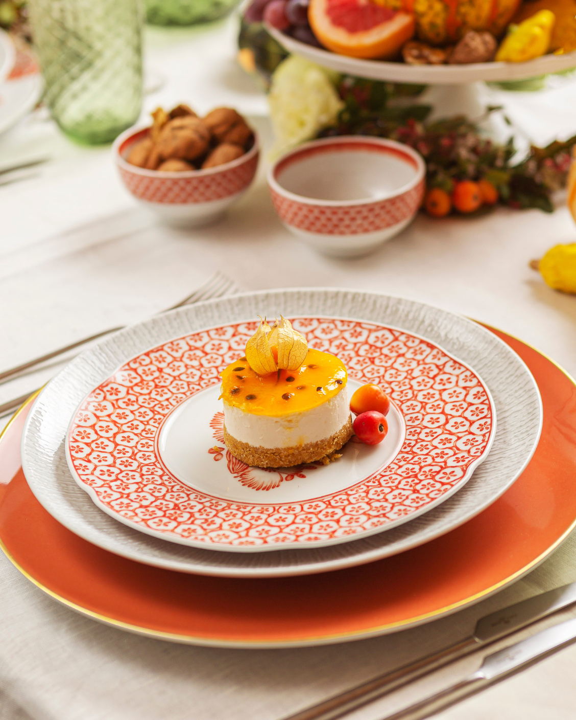 Plato de postre Coralina