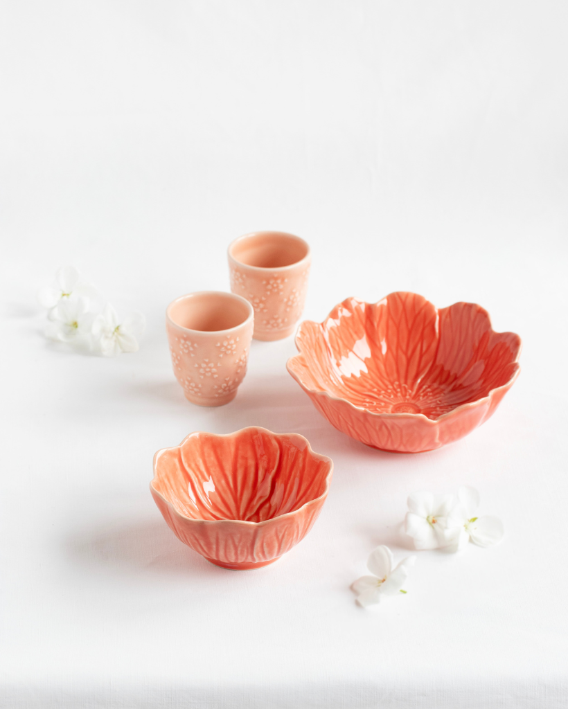 Flora Coral Bowl