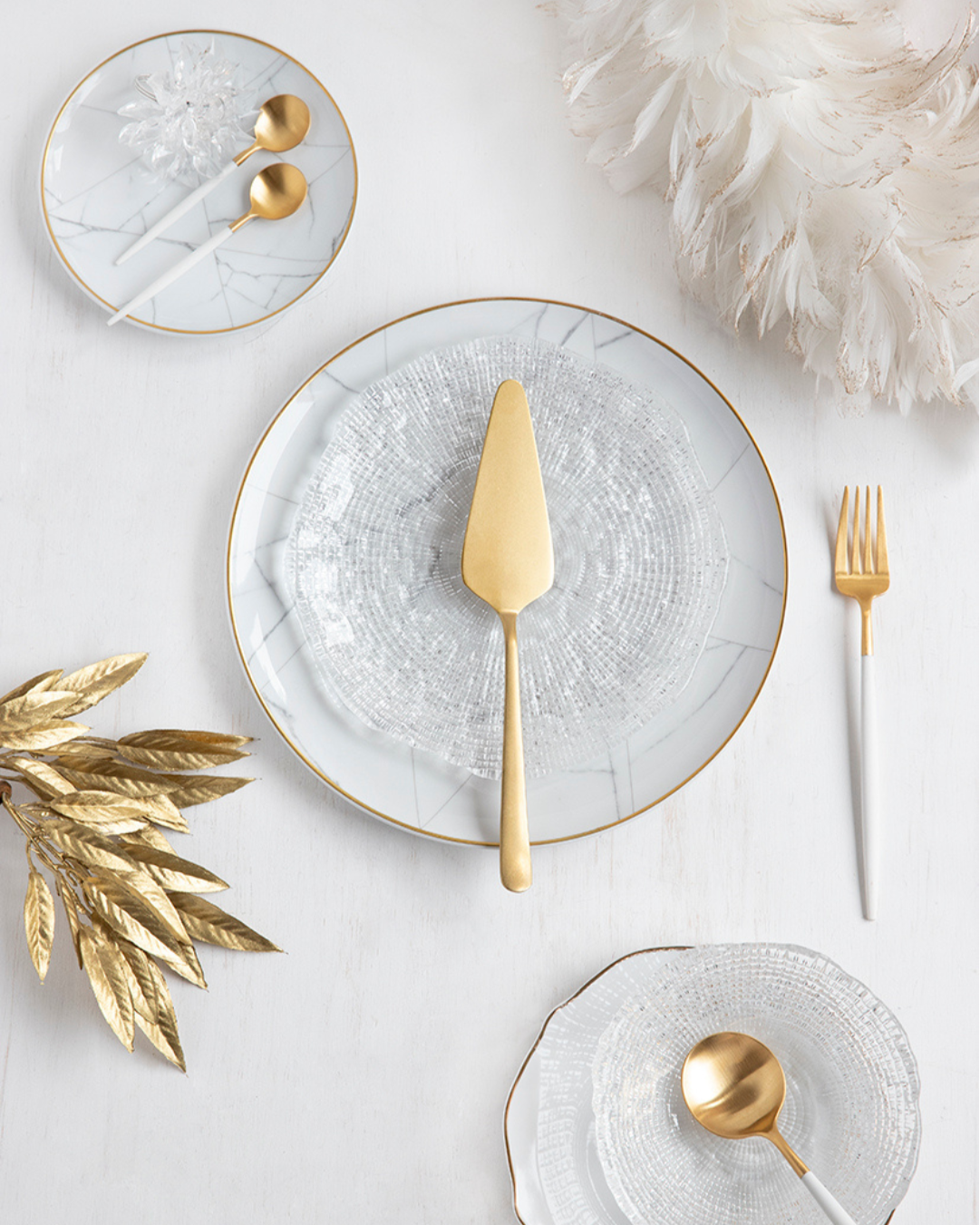 Tribeca Gold Vintage Taartschep