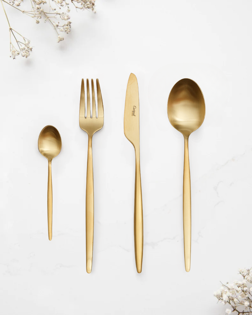 Bestek 24 stuks Cutipol Solo Gold Mat