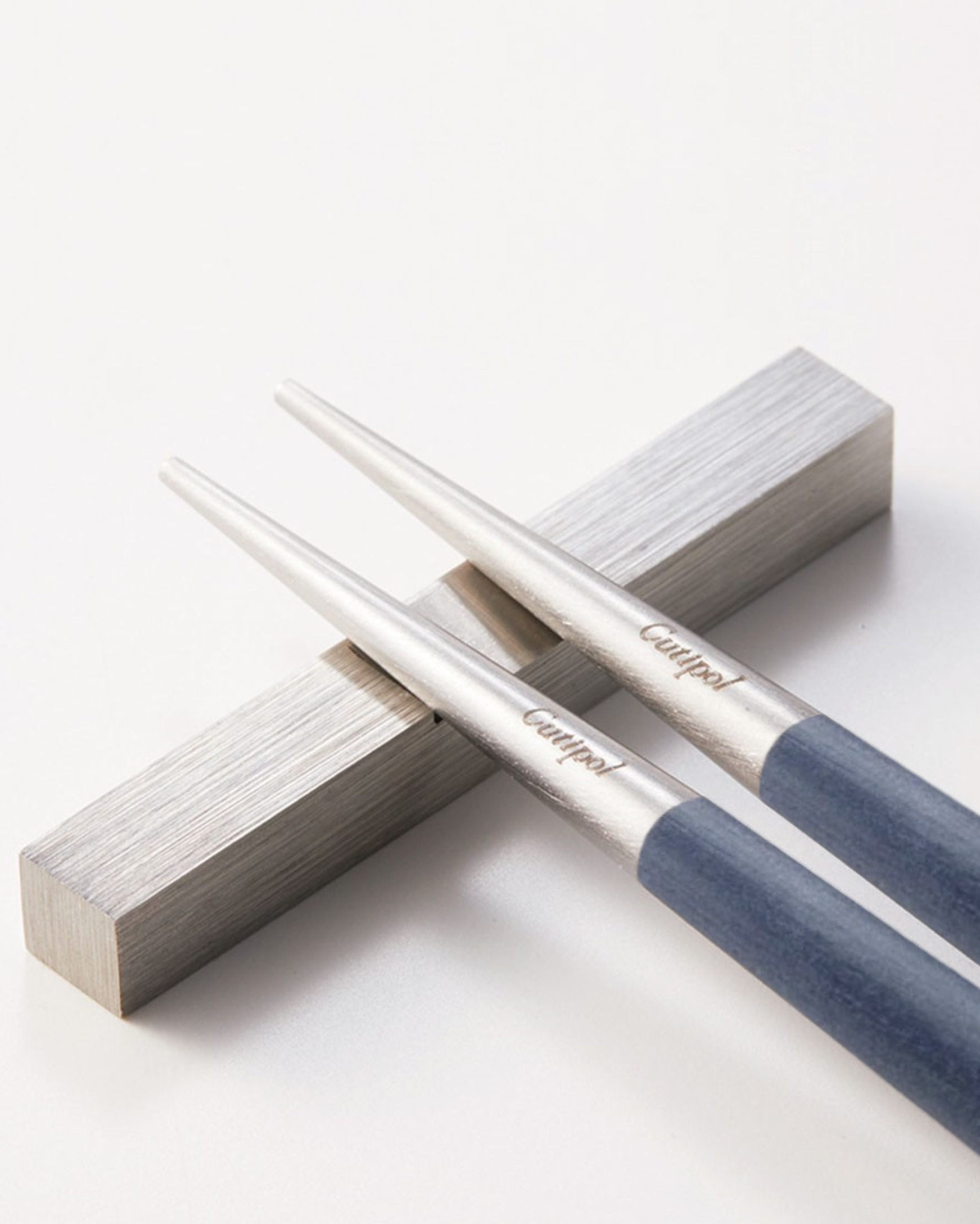 Cutipol Goa Blauw Chinese eetstokjes - 2 stuks + houder