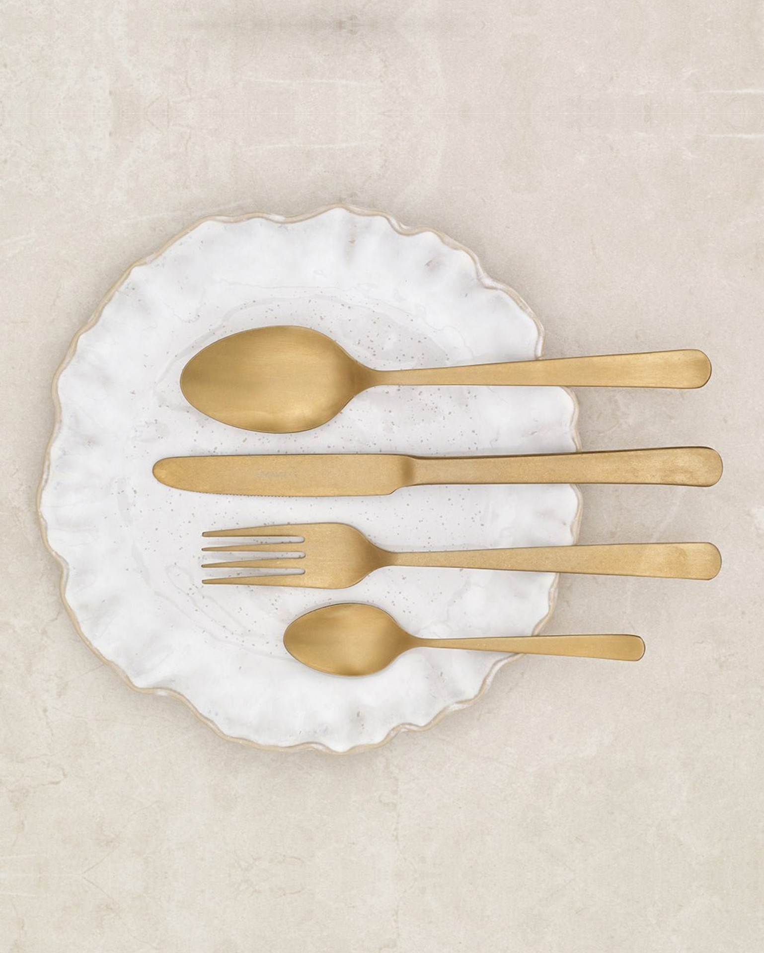 Tribeca Gouden Vintage 24-delige Bestekset