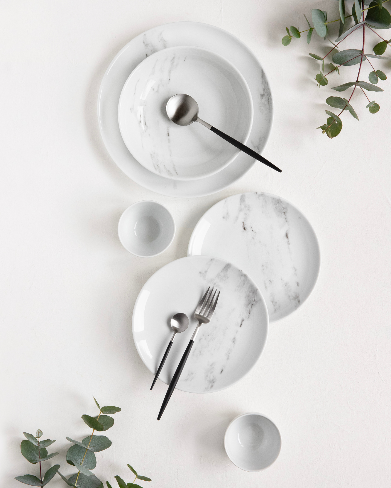 Marble 12-delige Serviesset