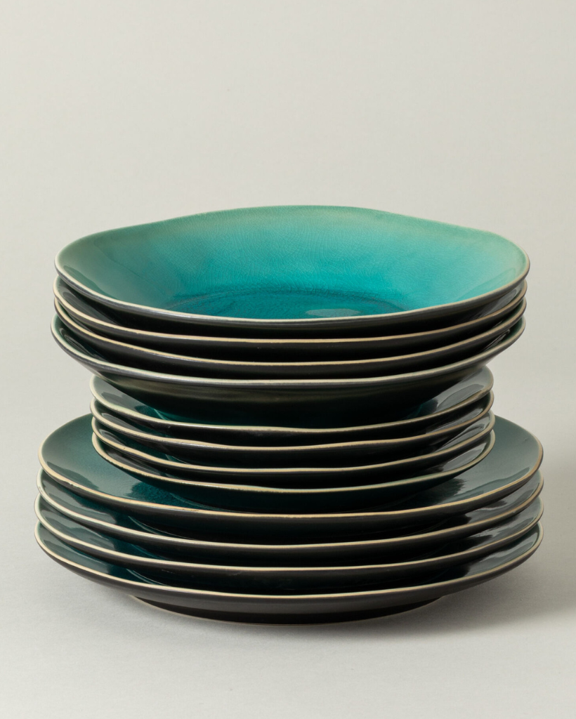 Riviera Blue 12-delige Serviesset