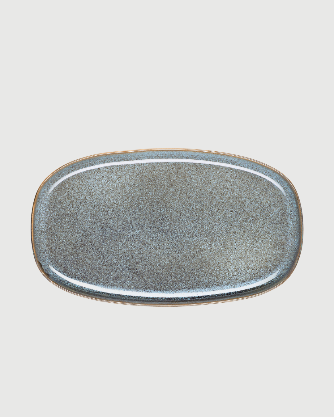 Oval Tray Saisons Denim