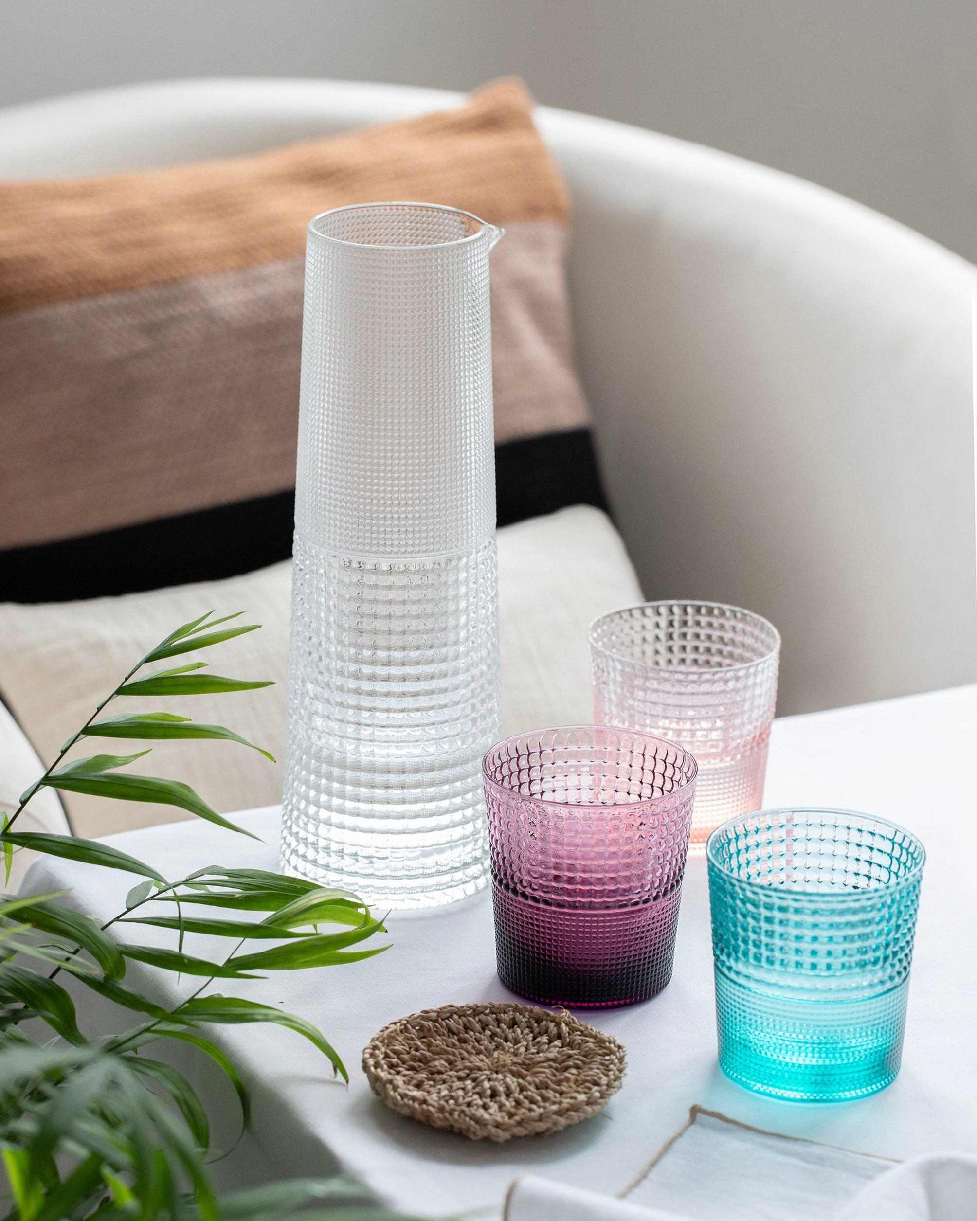 Set van 6 Pikes Roze glazen