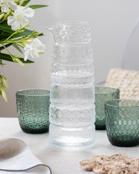 Set van 6 Textures Olive+ Clear kan