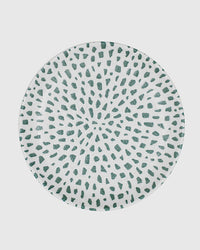 Dinner Plate Mosaic Forest Green