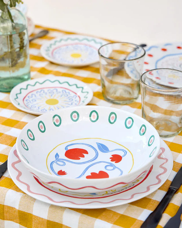 Plato hondo Tulip Summer Bliss