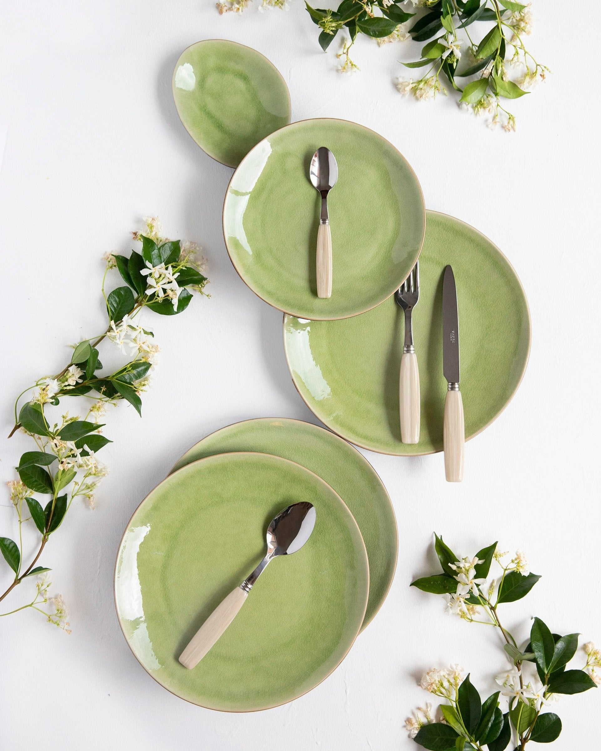 Riviera Green 12-delige Serviesset