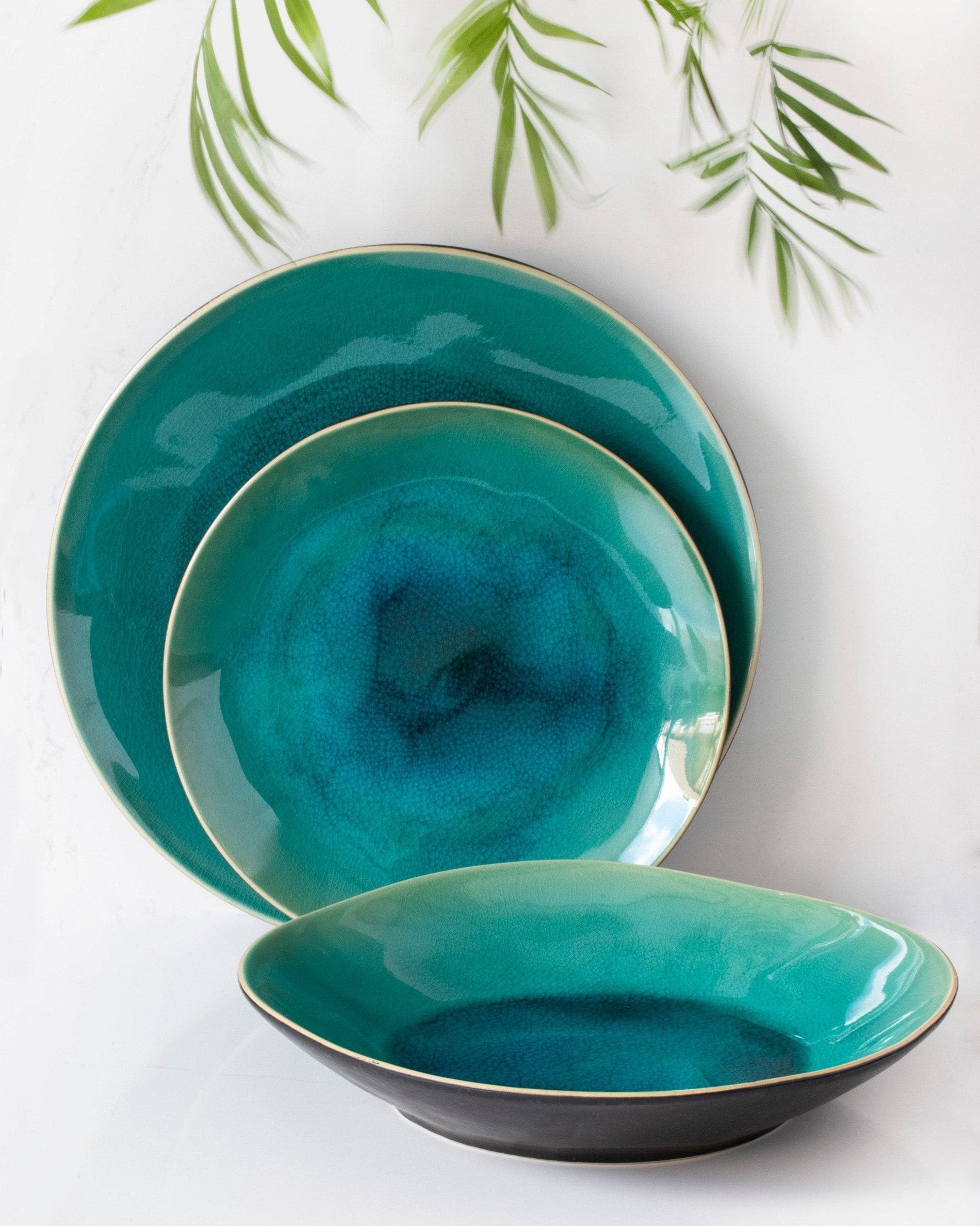 Diepe Bord Riviera Blue