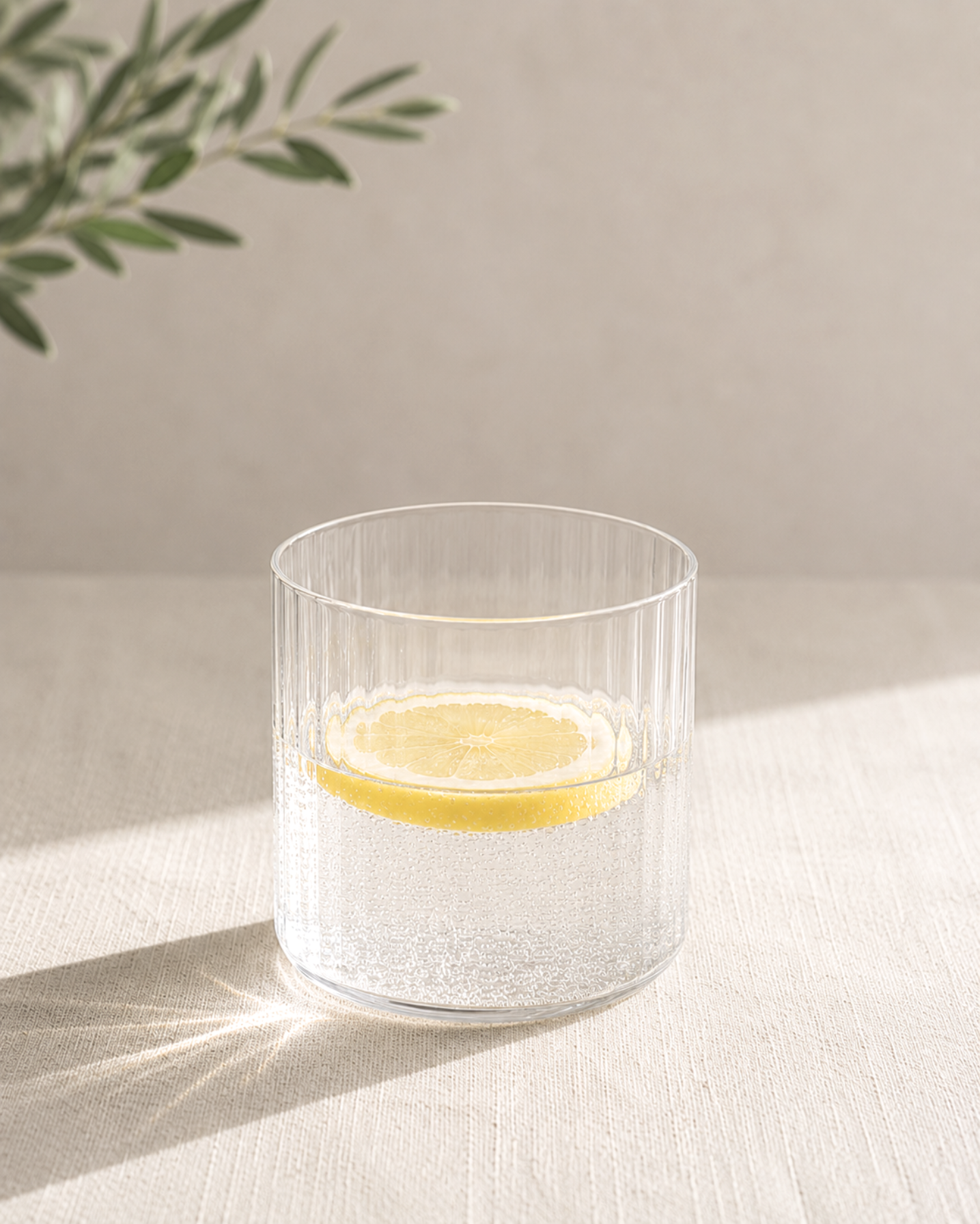 H2O Reeded Glazen Set van 2