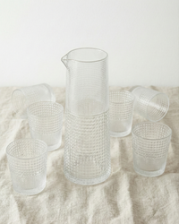 Set van 6 glazen + Pikes Clear kan