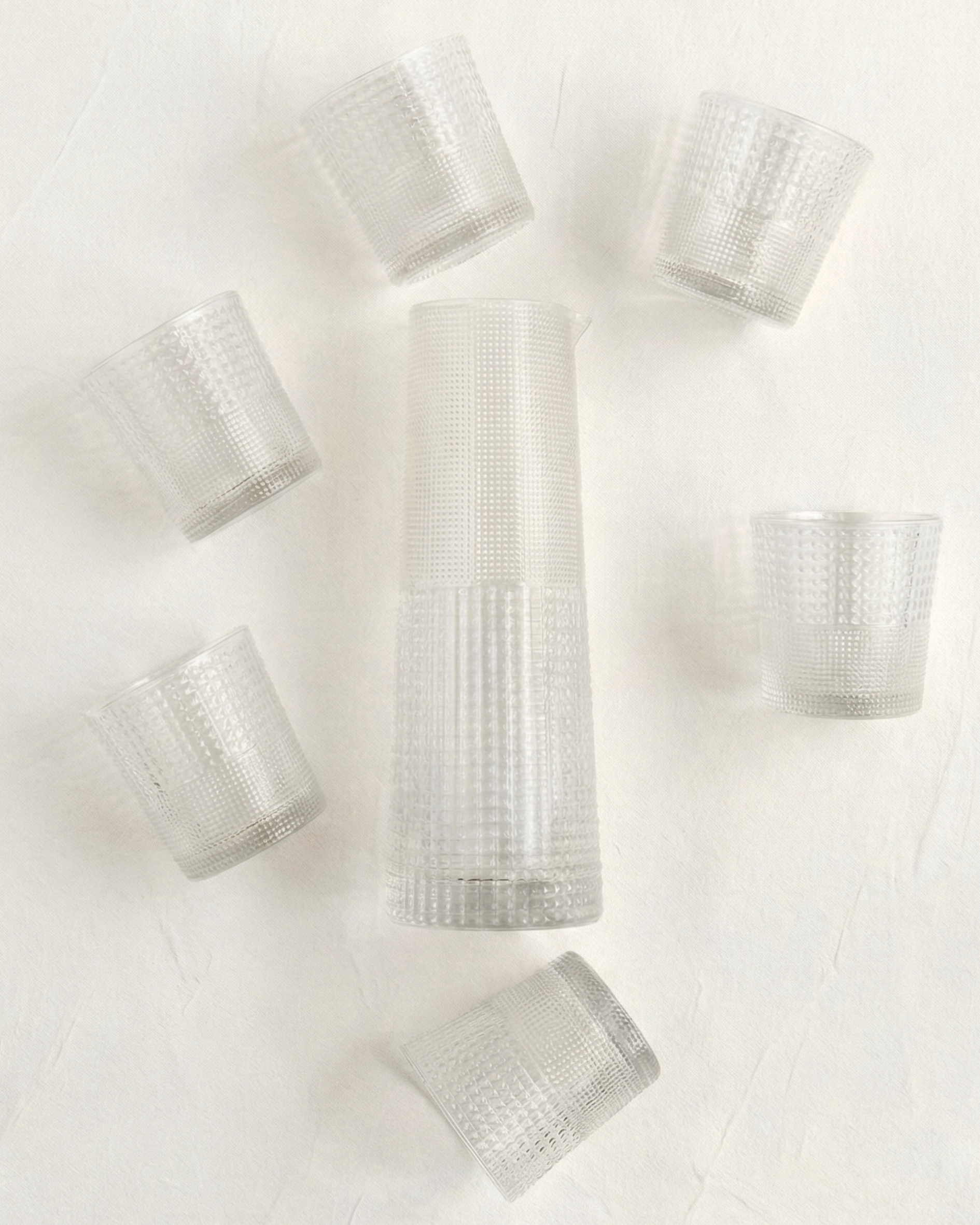 Set 6 vasos + jarra Pikes Clear