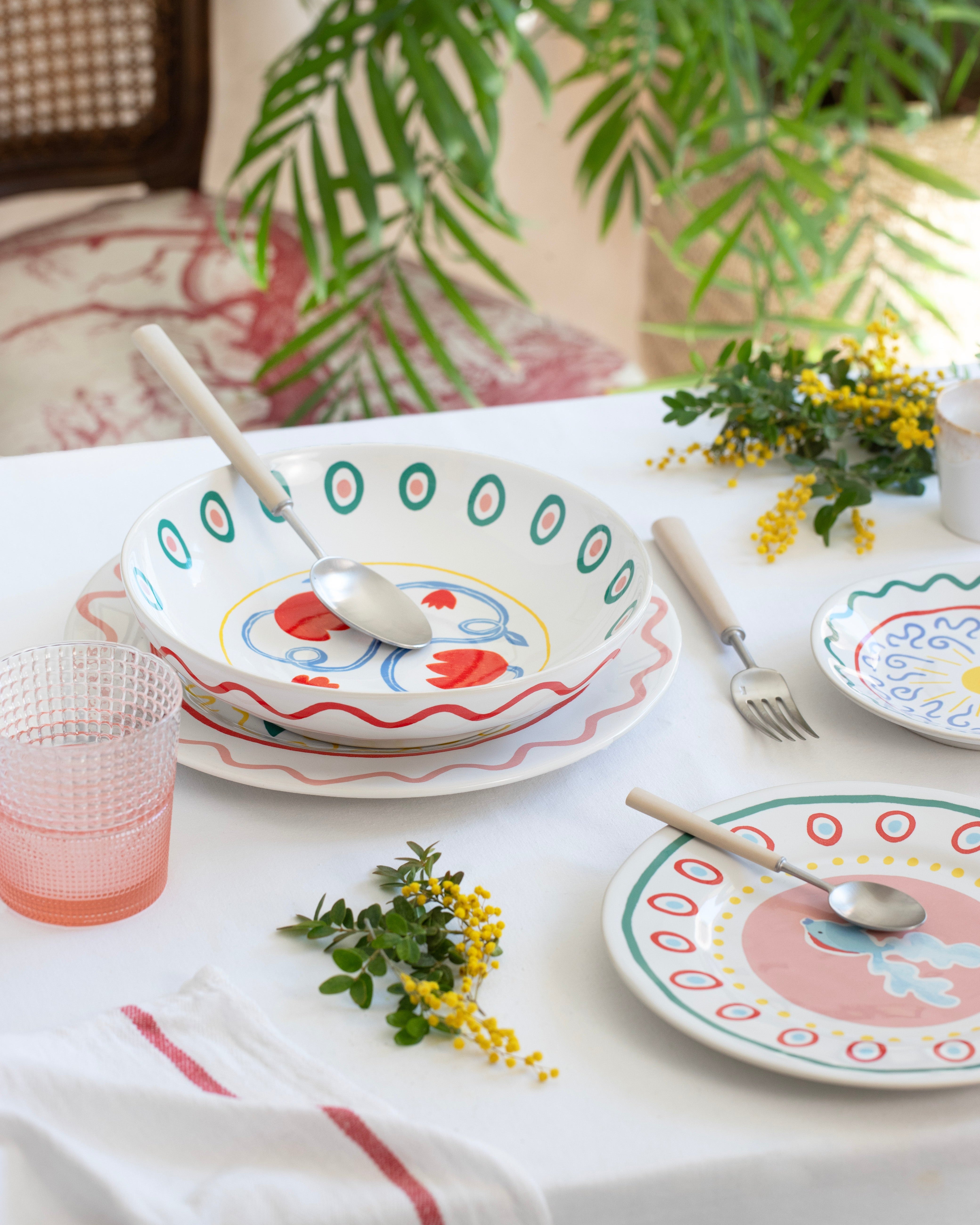 Diepe Bord Tulip Summer Bliss