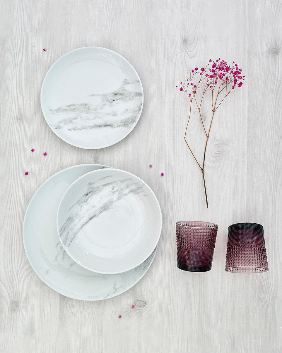 Plato de postre Marble