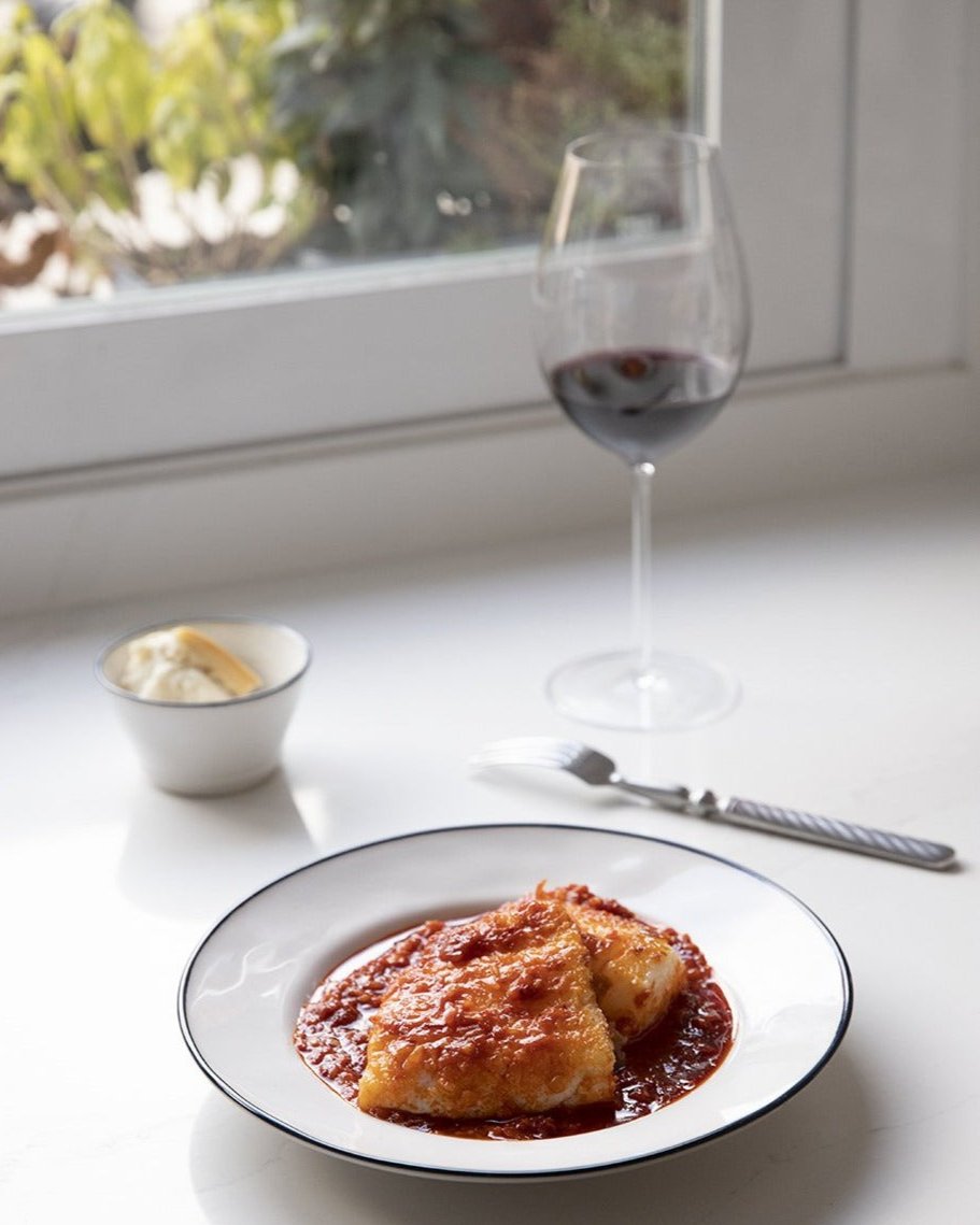 Plato hondo Blue Edge