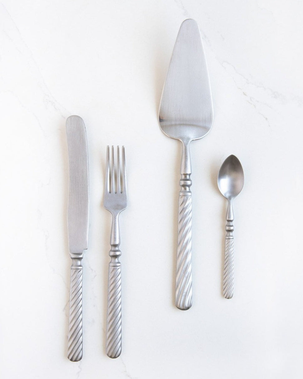 Cubertería 24 piezas Manueline Matte