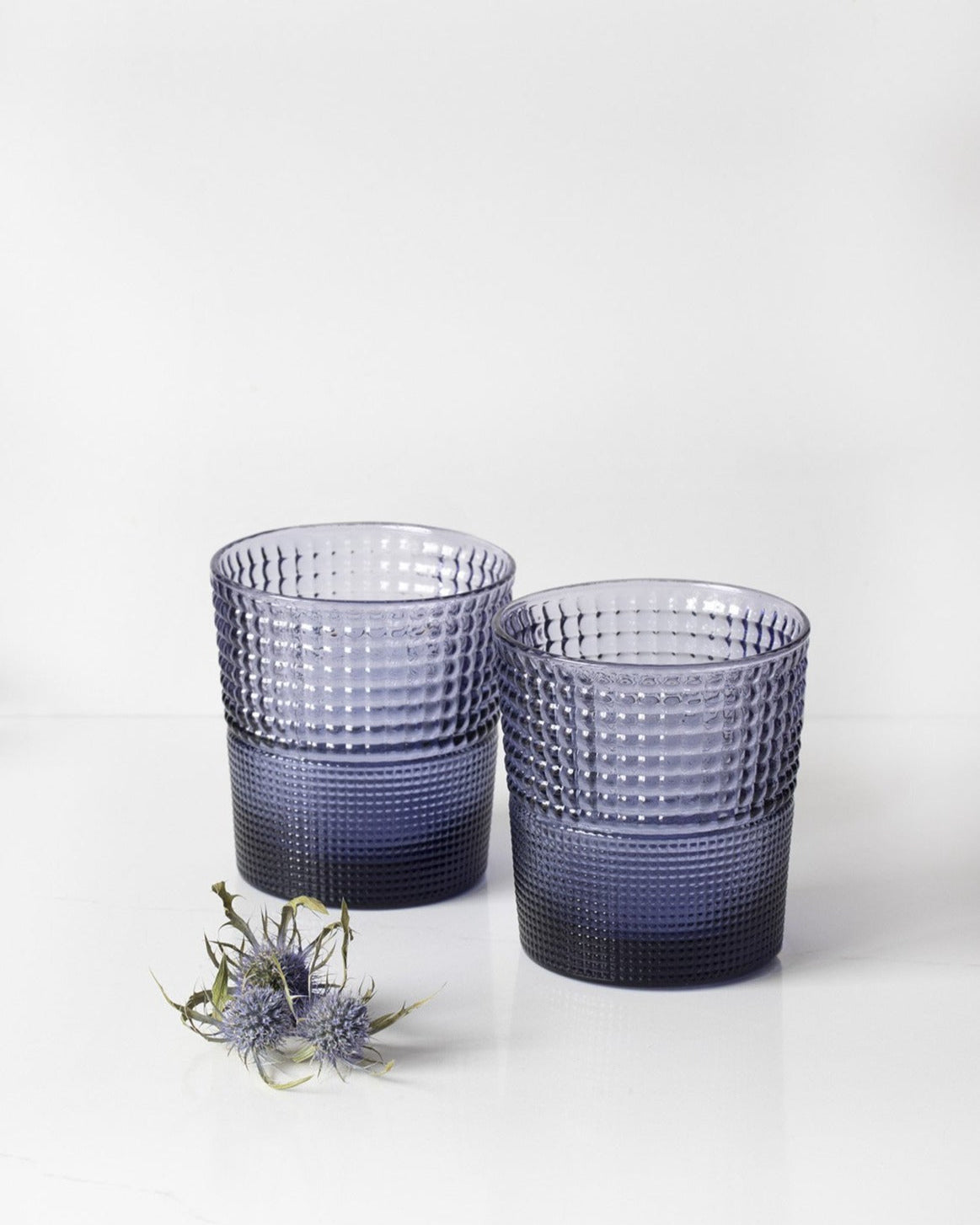 Set van 6 Pikes Deep Blue-glazen