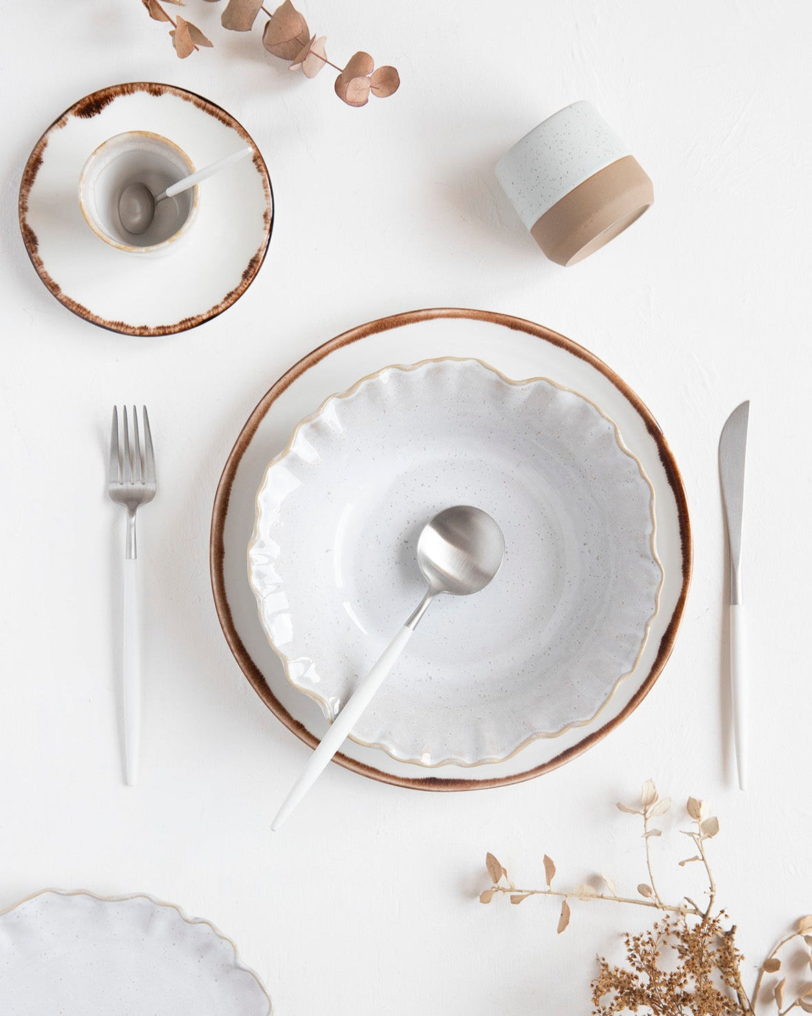 Bestek 24 stuks Cutipol Goa Wit