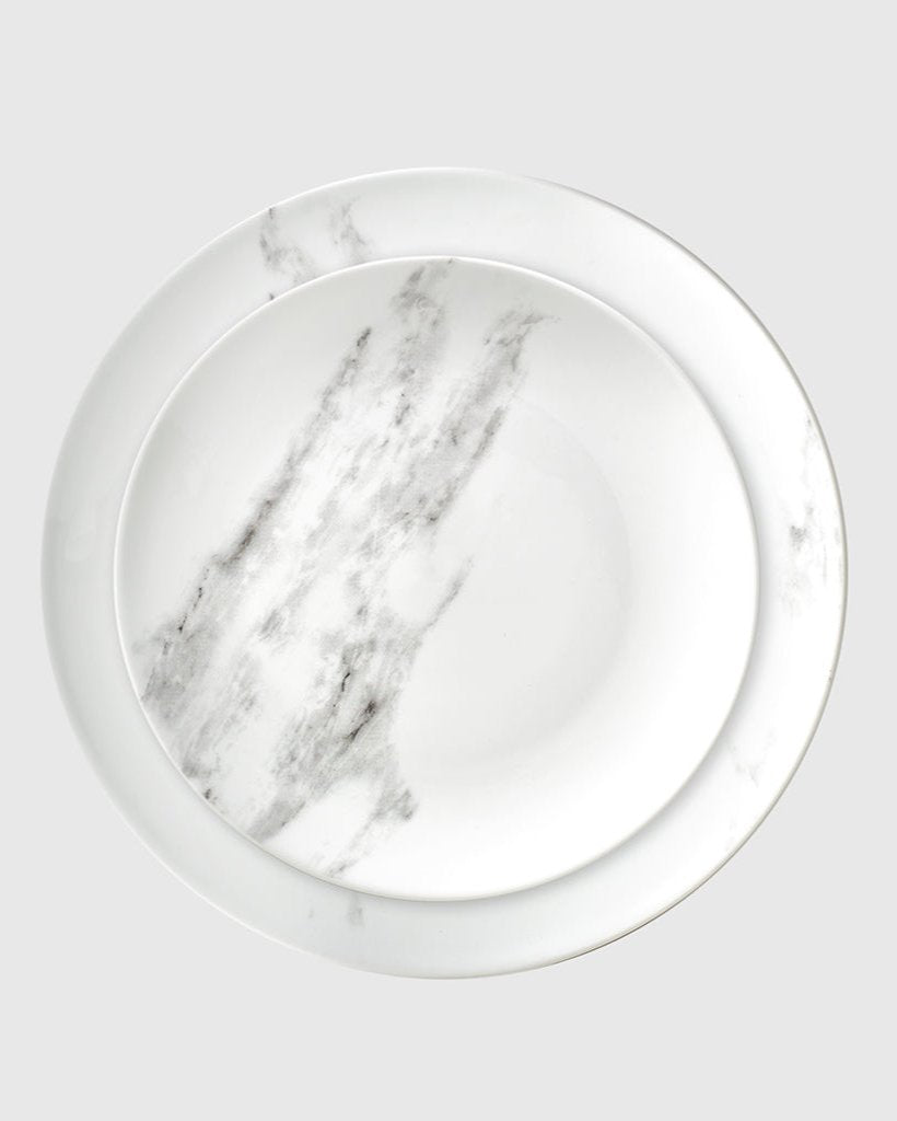 Plato llano Marble