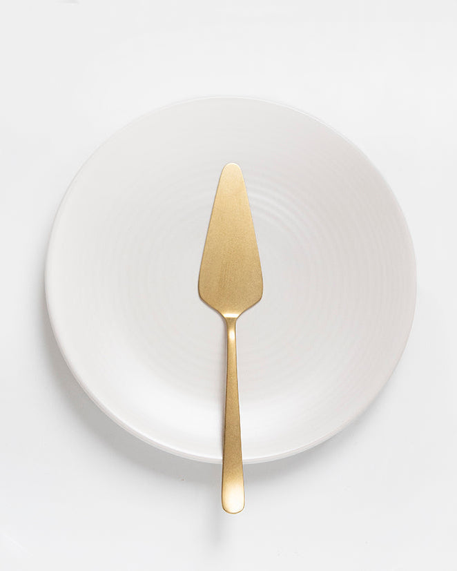 Pastry Server Tribeca Gold Vintage