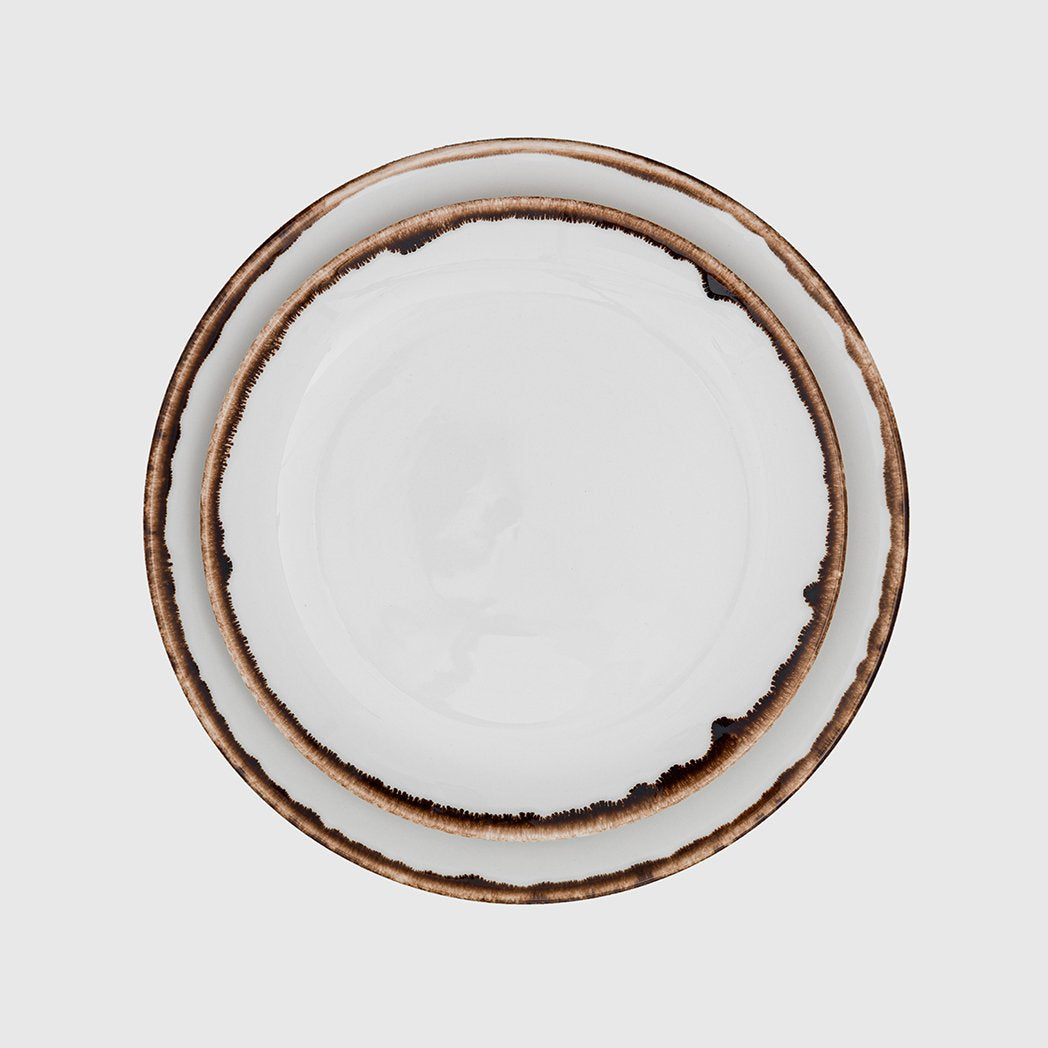 Natural Brown "Regular" 12-delige Serviesset