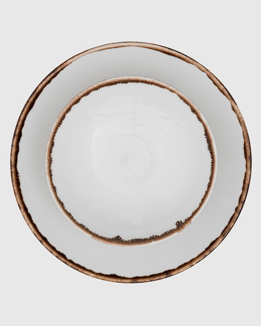 Diep Bord 25 cm Regular Natural Brown