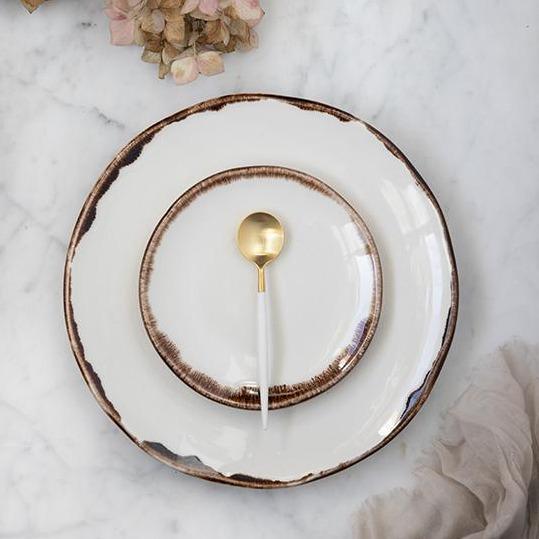 Eet Bord Organic Natural Brown