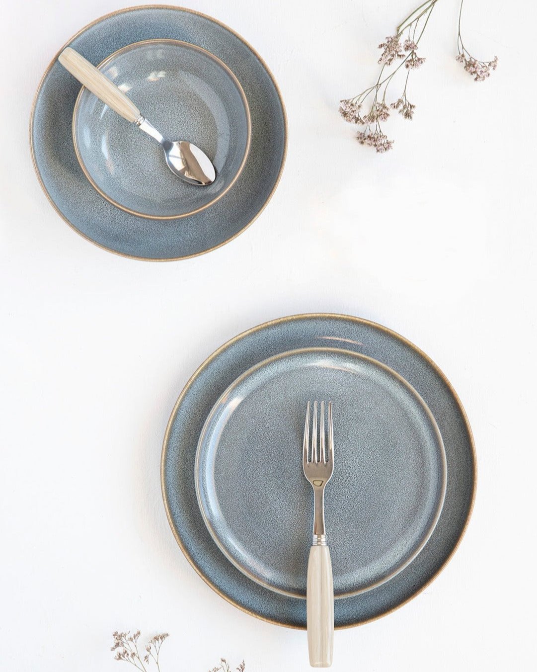 Saisons Denim 12-piece Dinner Set