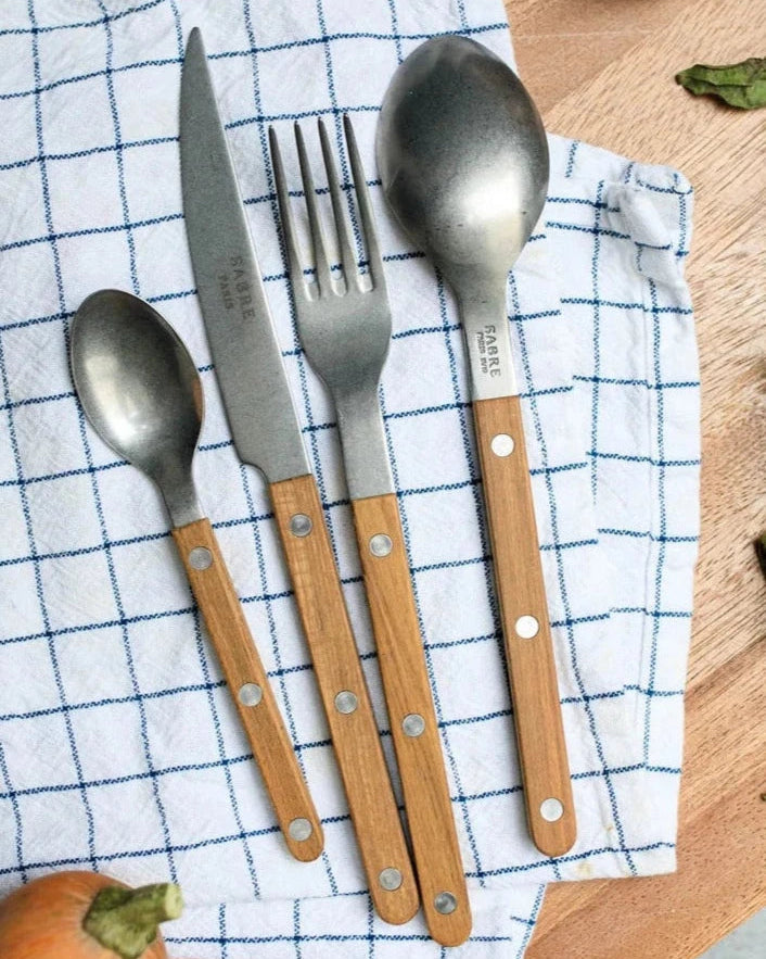 Sabre Bistrot Teak Vintage 24-delige bestekset