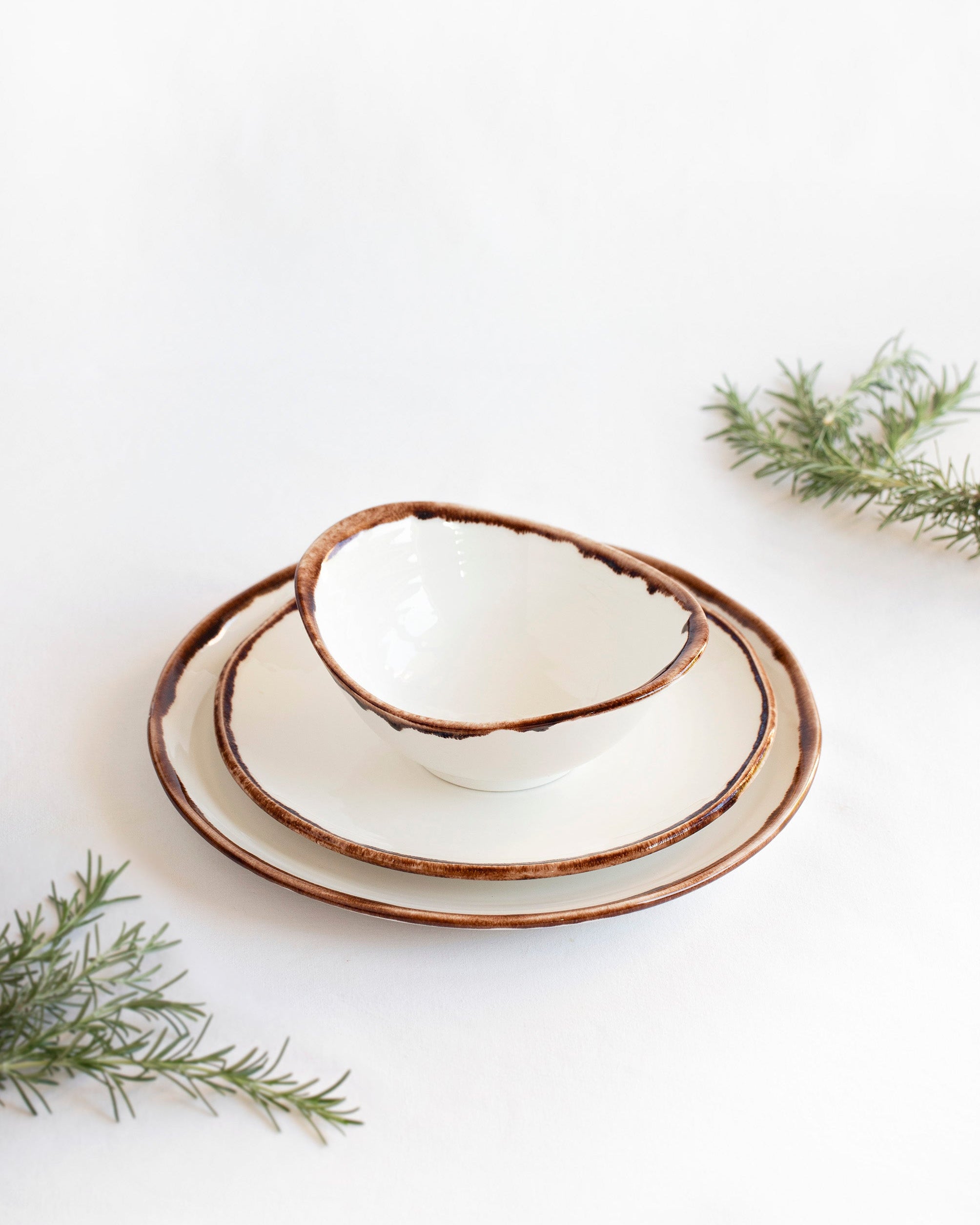 Eet Bord Organic Natural Brown