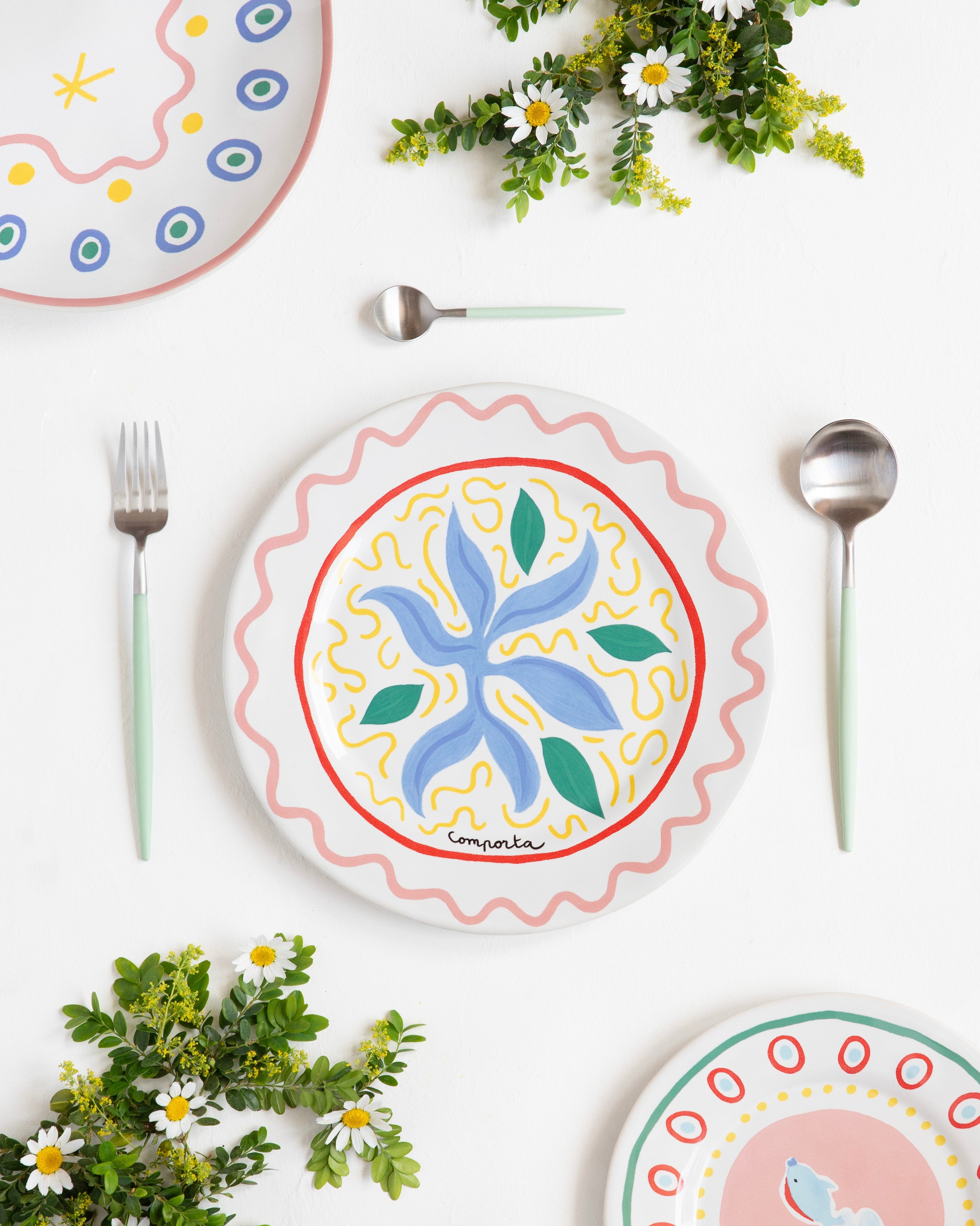 Bestek 24 stuks Cutipol Goa Celadon