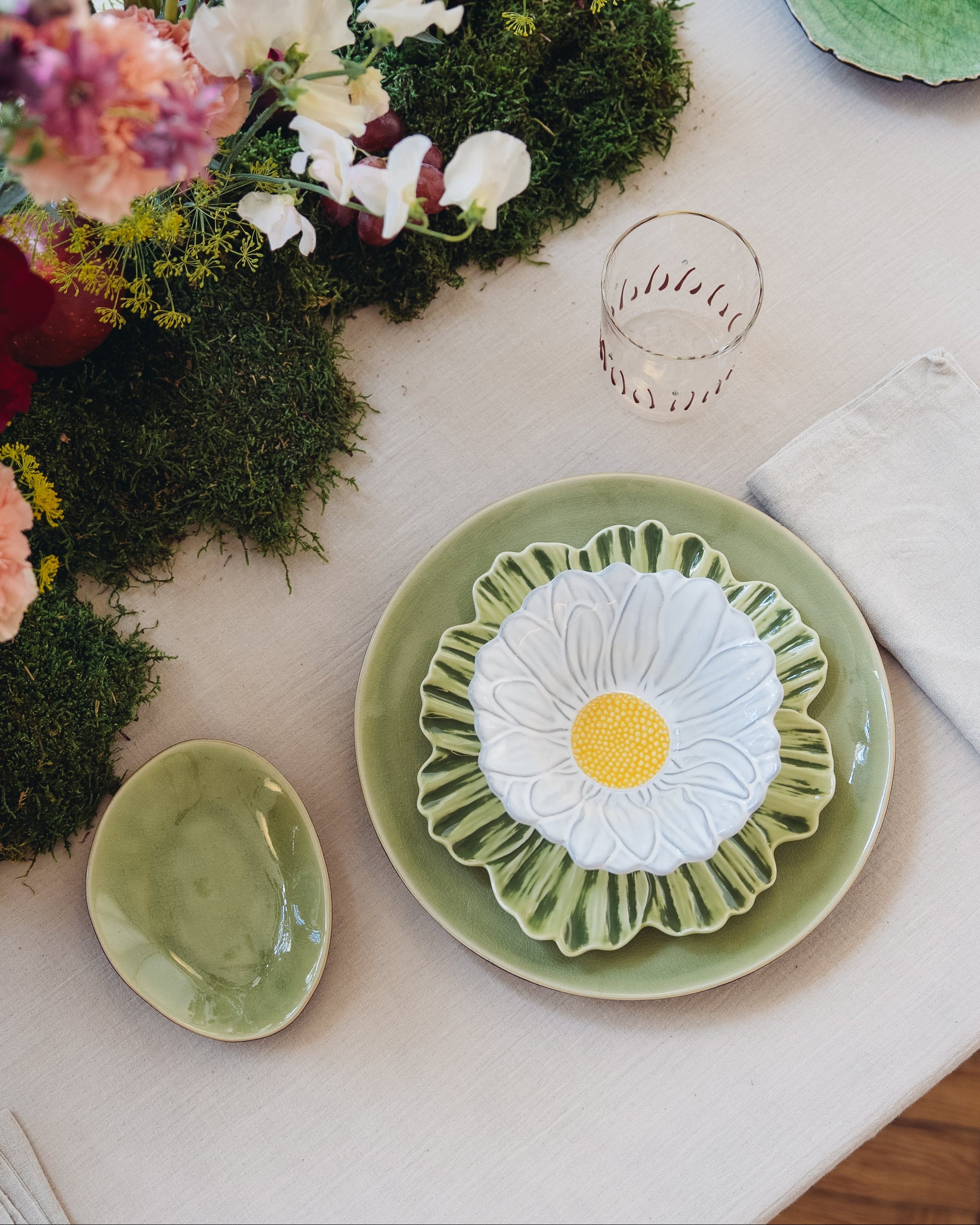 Plato de pan Riviera Green