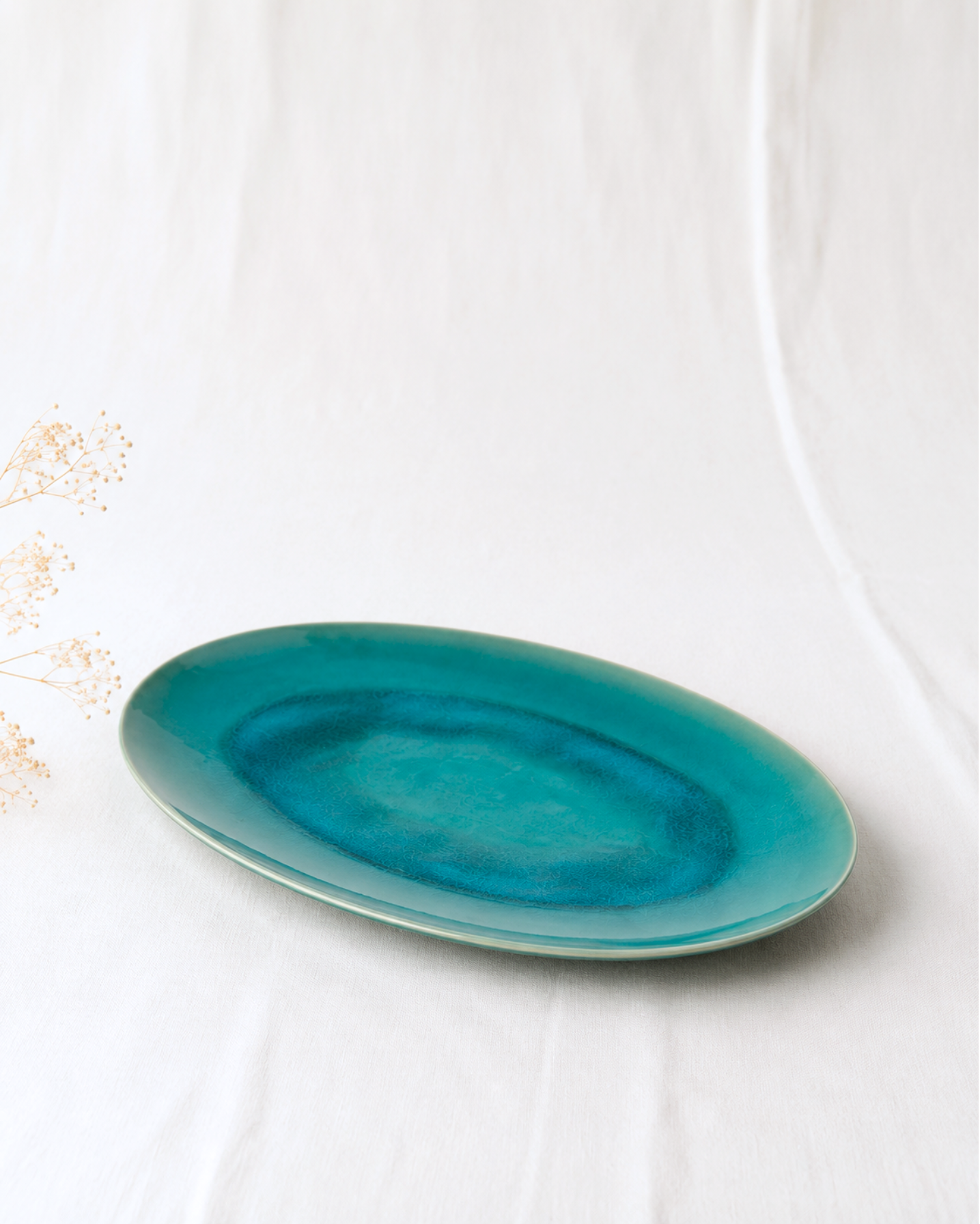 Schale Ovale Riviera Blue