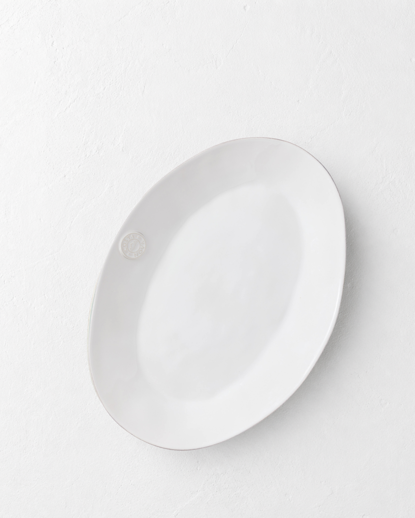 Schale effen ovaal Nova White
