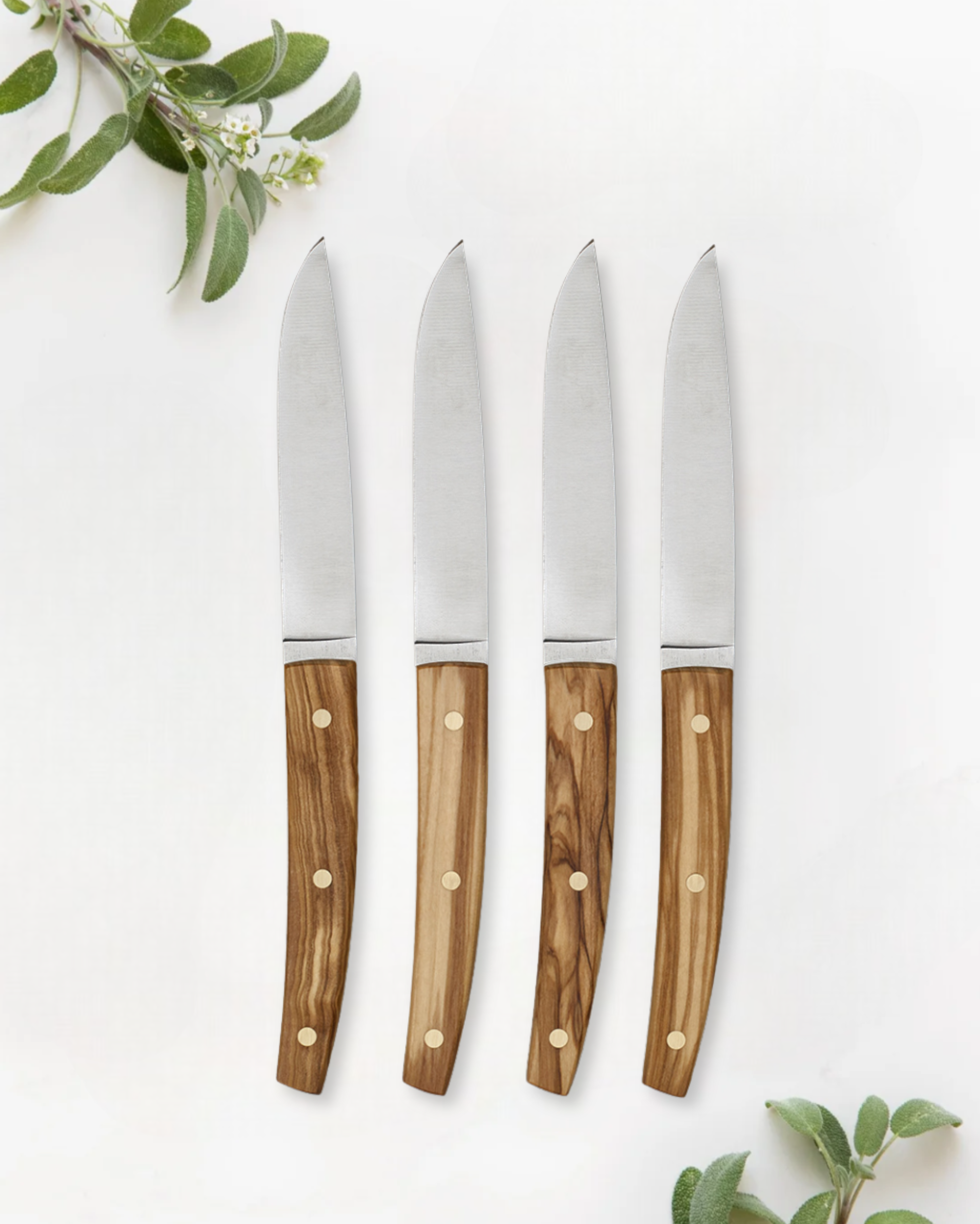 Set van 4 Lisbon Olive Tree steakmessen