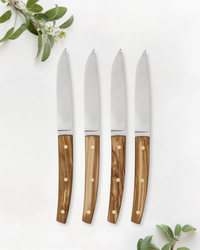 Set van 4 Lisbon Olive Tree steakmessen