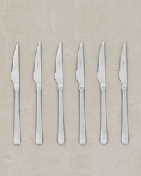 Set of 6 Tribeca Matte Steak Knives