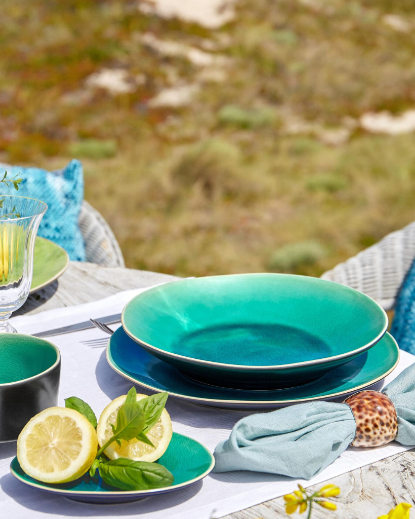 Riviera Blue 12-delige Serviesset
