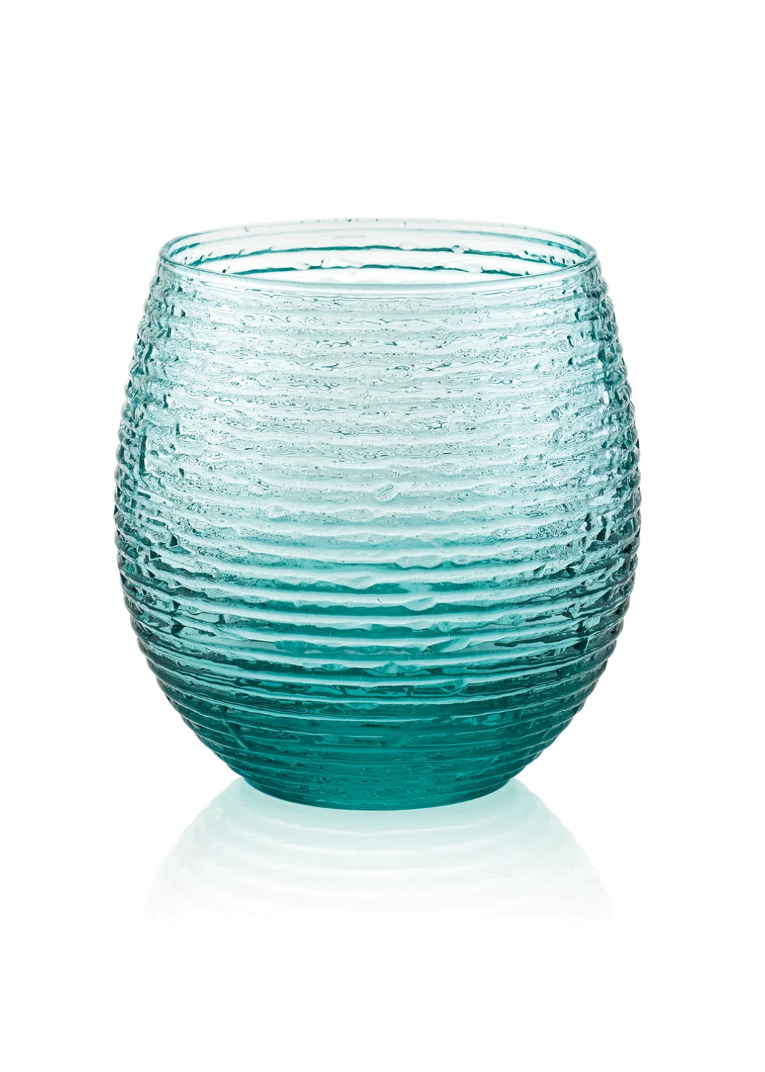 Reeded Turquoise - Set of 6