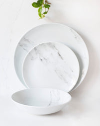 Marble 12-piece dinner set