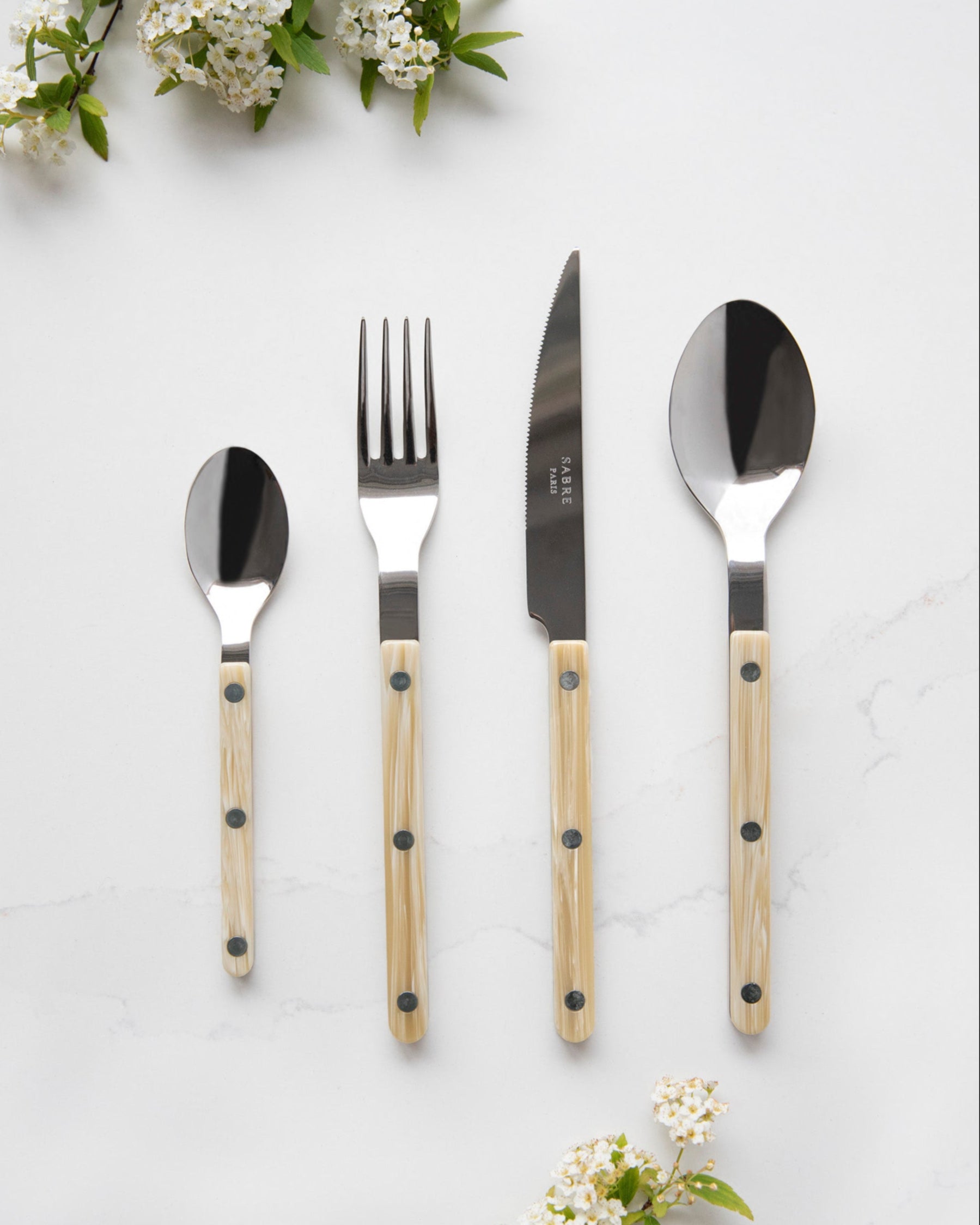 Bistro Ivory Cutlery Set - 24 piece 