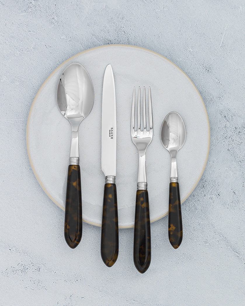 Tortoise Cutlery set - 4 piece 