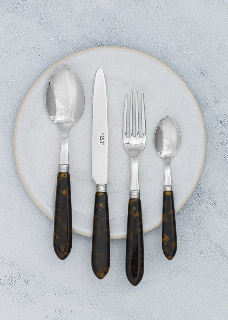 Tortoise Cutlery set - 24 piece 