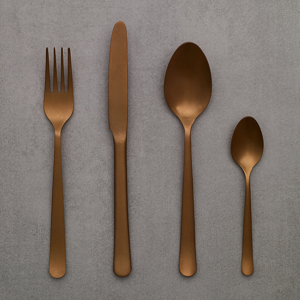 Herdmar Set 4 cubiertos Tribeca Vintage Copper